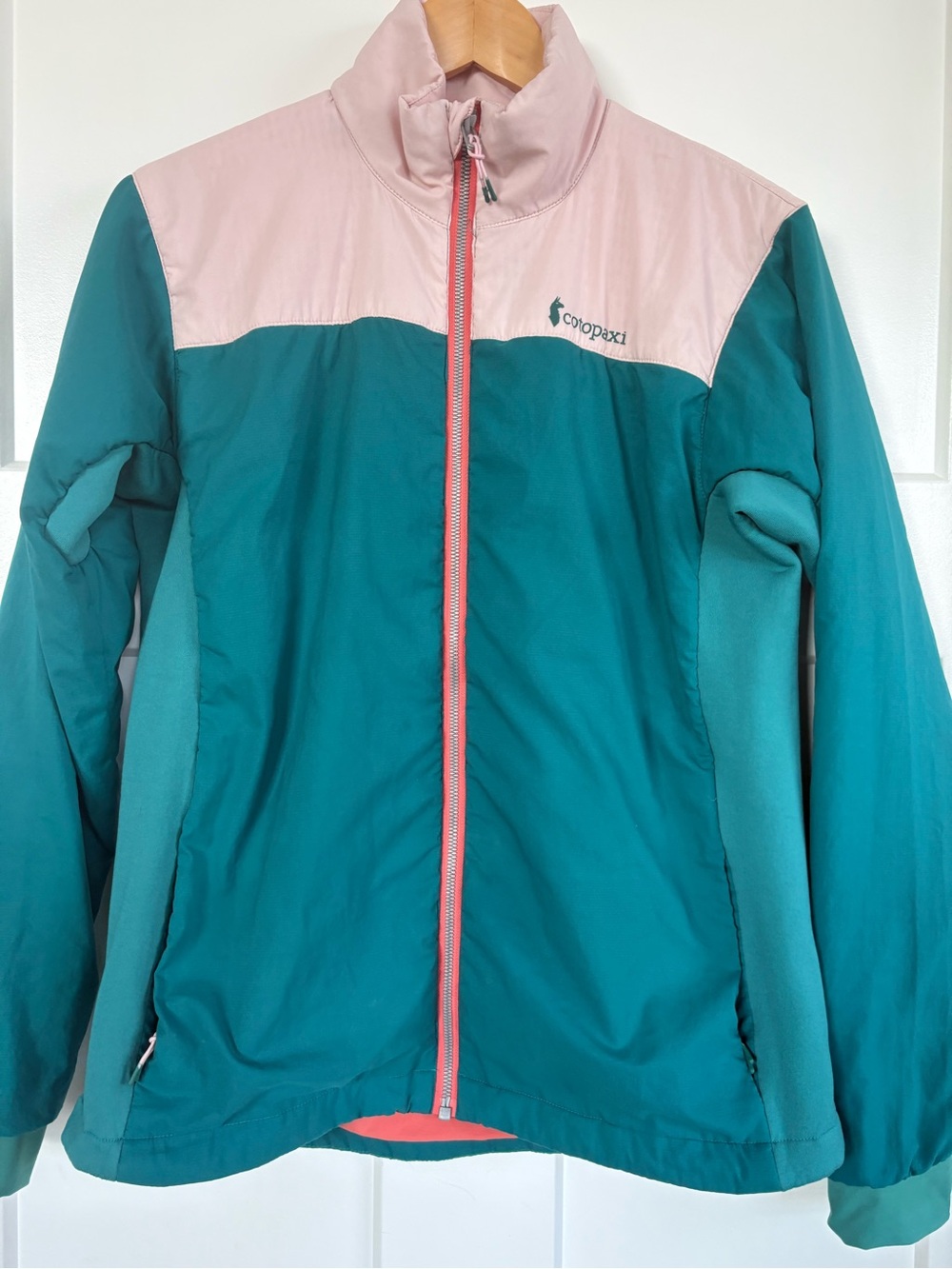 Cotopaxi Jacket Womens Pacaya Polortec Alpha Insulated Puffer Green Pink S: Med